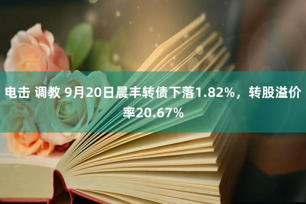 电击 调教 9月20日晨丰转债下落1.82%，转股溢价率20.67%