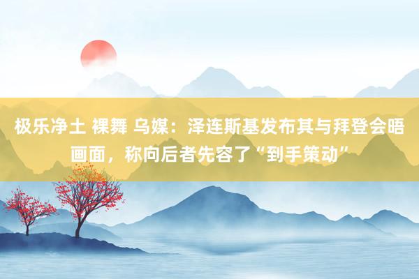 极乐净土 裸舞 乌媒：泽连斯基发布其与拜登会晤画面，称向后者先容了“到手策动”