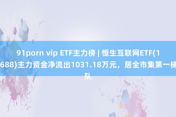 91porn vip ETF主力榜 | 恒生互联网ETF(159688)主力资金净流出1031.18万元，居全市集第一梯队