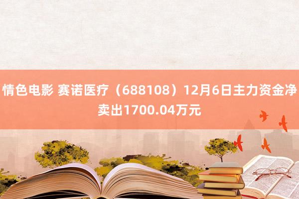 情色电影 赛诺医疗（688108）12月6日主力资金净卖出1700.04万元