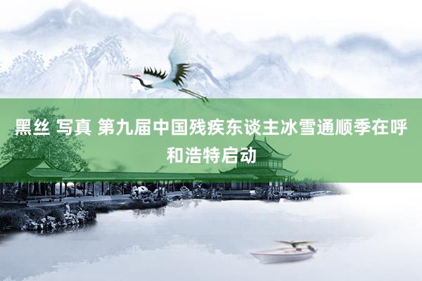 黑丝 写真 第九届中国残疾东谈主冰雪通顺季在呼和浩特启动