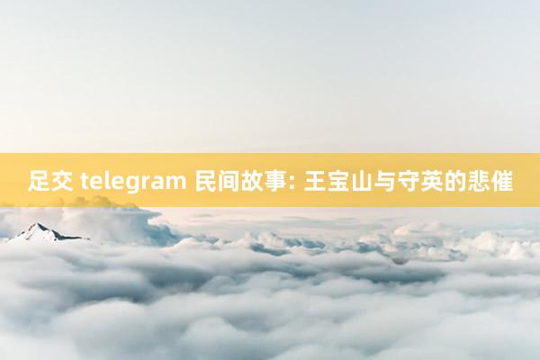 足交 telegram 民间故事: 王宝山与守英的悲催