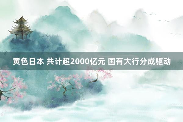 黄色日本 共计超2000亿元 国有大行分成驱动